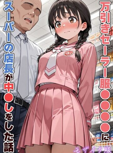 【AIザッハトルテ】万引きセーラー服●●●●にスーパーの店長が中●しをした話 モザイク版 Genreフルカラー 評価