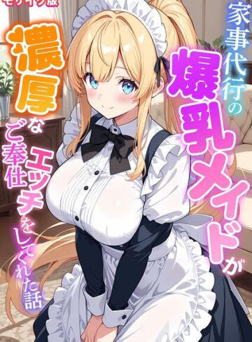 【StudioSR】家事代行の爆乳メイドが濃厚なご奉仕エッチをしてくれた話 モザイク版 Genreフルカラー 評価4.00